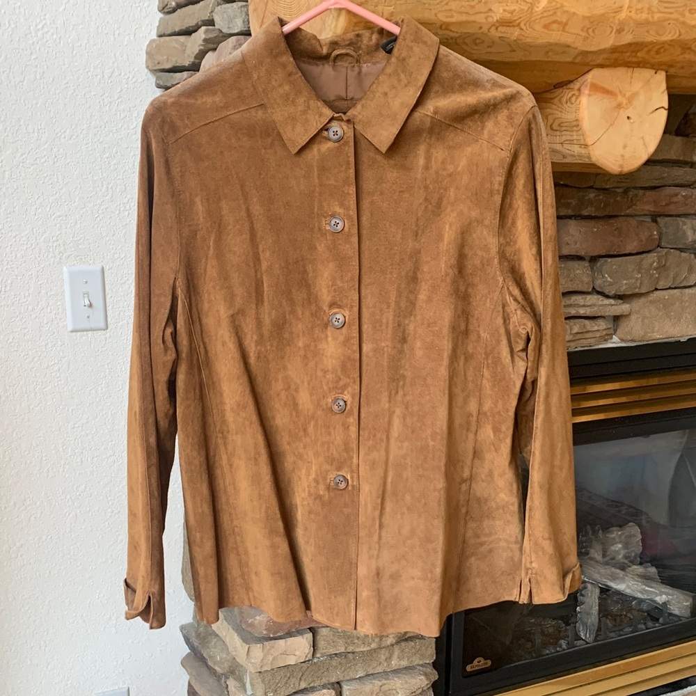 Valerie Stevens Tan Leather Jacket